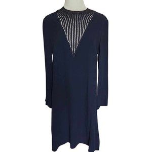 A elegant beautiful A.L.C. Allie Crochet Insert Crepe Dress size 6